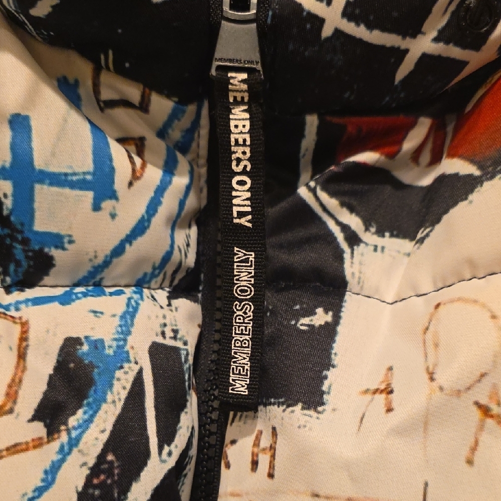 Members Only Jean-Michel Basquiat Graphic Jacket - Picture 3 of 6